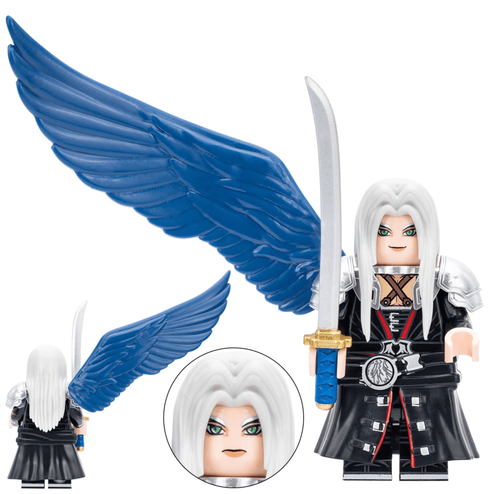 Final Fantasy Seven Cloud Strife Block Figures Set