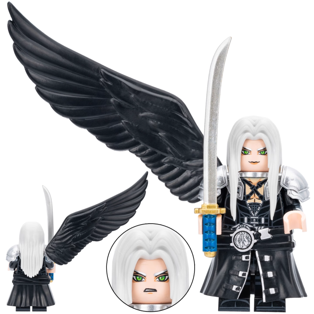 Final Fantasy Seven Cloud Strife Block Figures Set