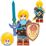 Legend of Zelda Link & Princess Zelda Block Figures Set of 8pcs