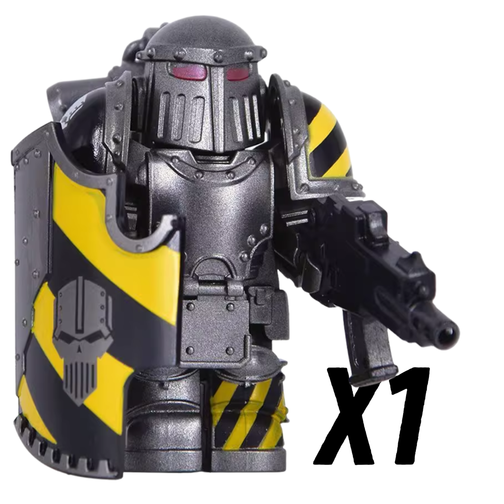 Warhammer Space Marine Mk III Iron Power Armour Block Figures Set