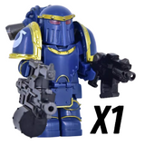 Warhammer Space Marine Mk III Iron Power Armour Block Figures Set