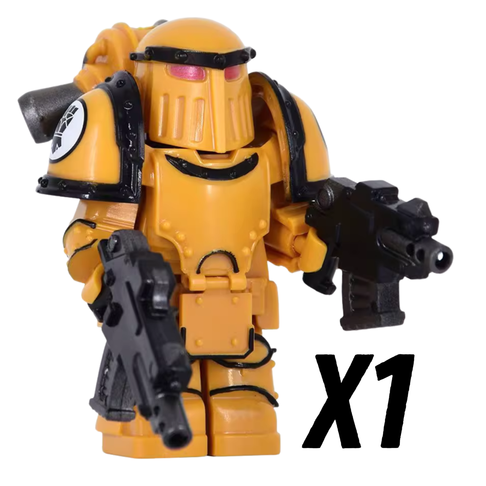 Warhammer Space Marine Mk III Iron Power Armour Block Figures Set