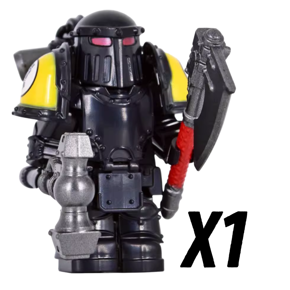 Warhammer Space Marine Mk III Iron Power Armour Block Figures Set