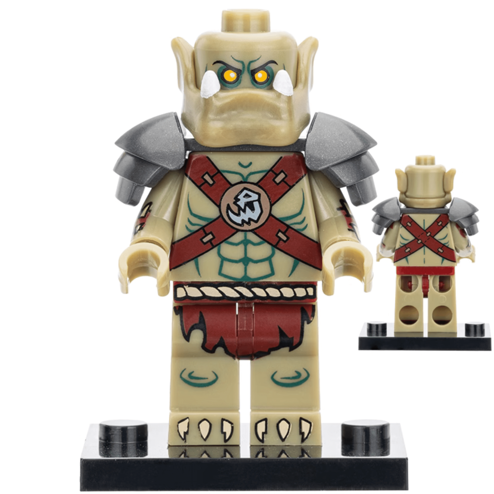 World Of Warcraft Stormwind Guard And Orc Block Figures Set