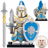 World Of Warcraft Stormwind Guard And Orc Block Figures Set
