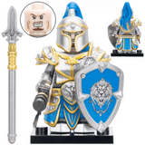 World Of Warcraft Stormwind Guard And Orc Block Figures Set
