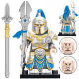 World Of Warcraft Stormwind Guard And Orc Block Figures Set