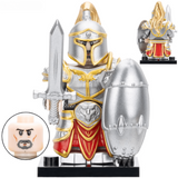 World Of Warcraft Stormwind Guard And Orc Block Figures Set