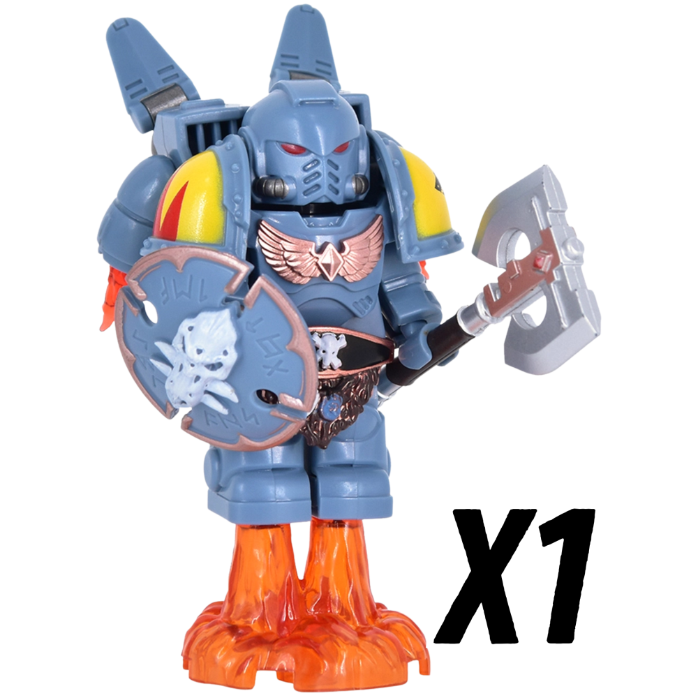 Warhammer Space Marine Terminator Jetpack Block Figures Set