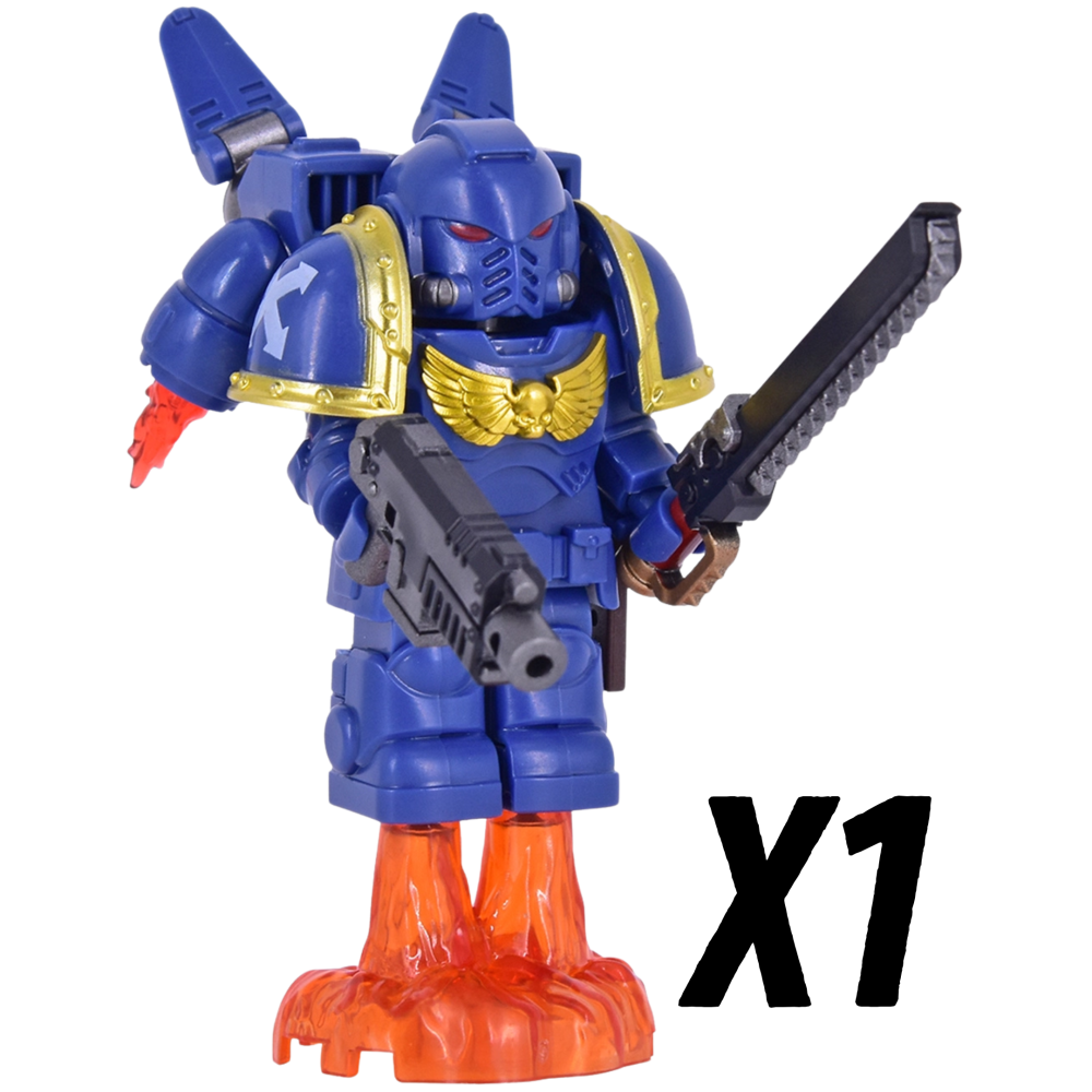 Warhammer Space Marine Terminator Jetpack Block Figures Set