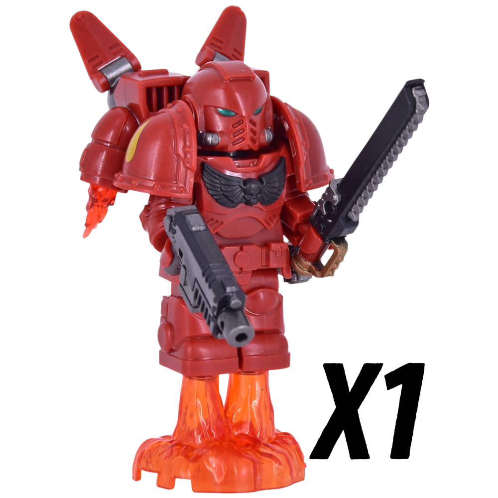Warhammer Space Marine Terminator Jetpack Block Figures Set