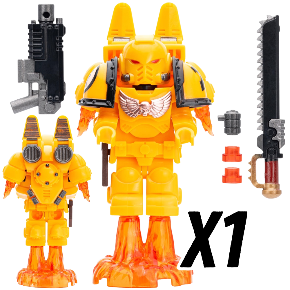 Warhammer Jump Pack Space Marine Terminator Block Figures Set