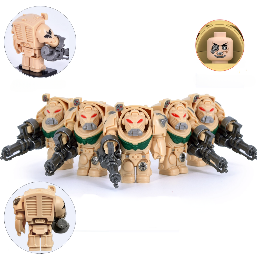 Warhammer 40k Space Marine Terminators Block Figures Set