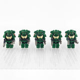 Dark Angels Space Marines Block Figures Set