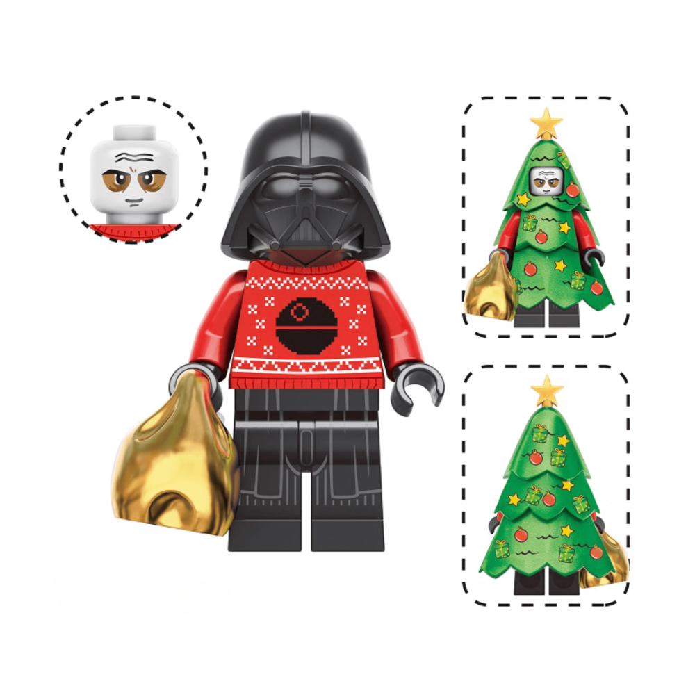Assortment of Christmas Characters Block Figures Set 2