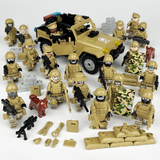 Desert Warfare Tactical Unit Block Figures Set