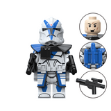 Space War Theme 501st Legion Clone Troopers & Anakin Block Figures Set 2