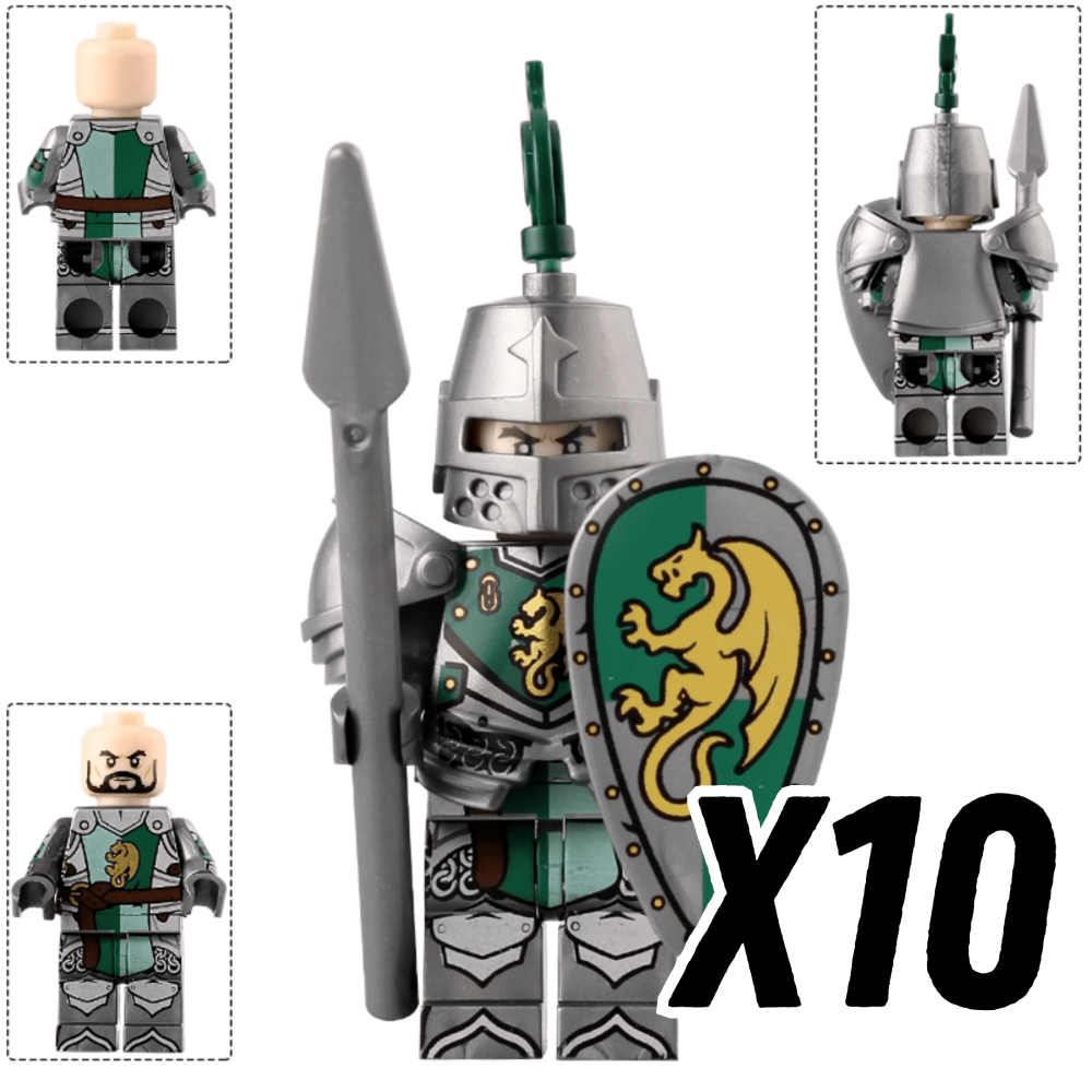 Medieval Castle Knights Block Figures
