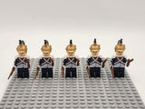 Dutch Dragoon Block Figures Set of 5pcs