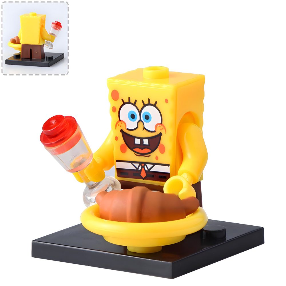 Spongebob Squarepants Bikini Bottom Block Figures Set of 8pcs