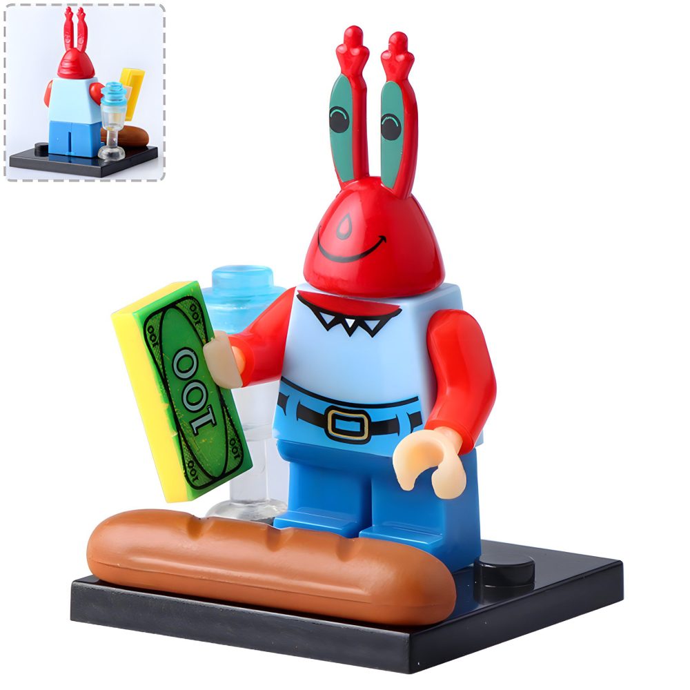 Spongebob Squarepants Bikini Bottom Block Figures Set of 8pcs