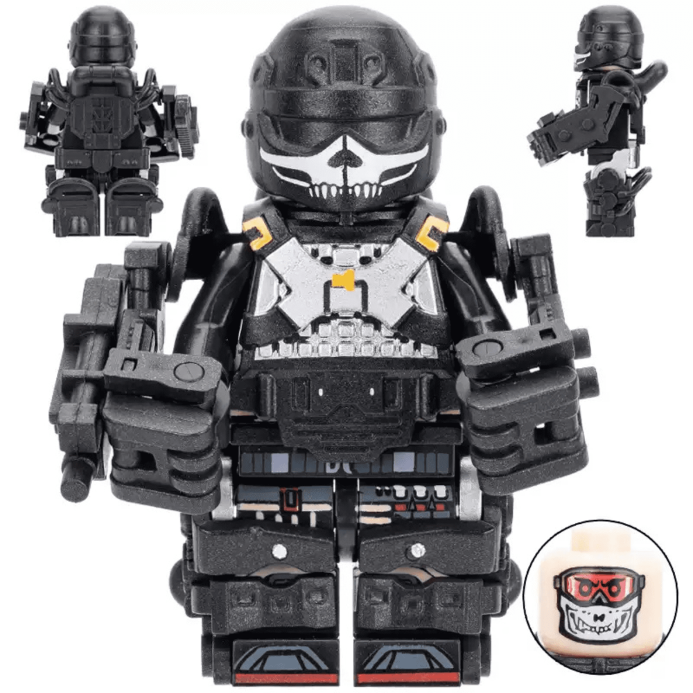 Edge OF Tomorrow Dog Soldier J-Squad Exosuit Block Figures