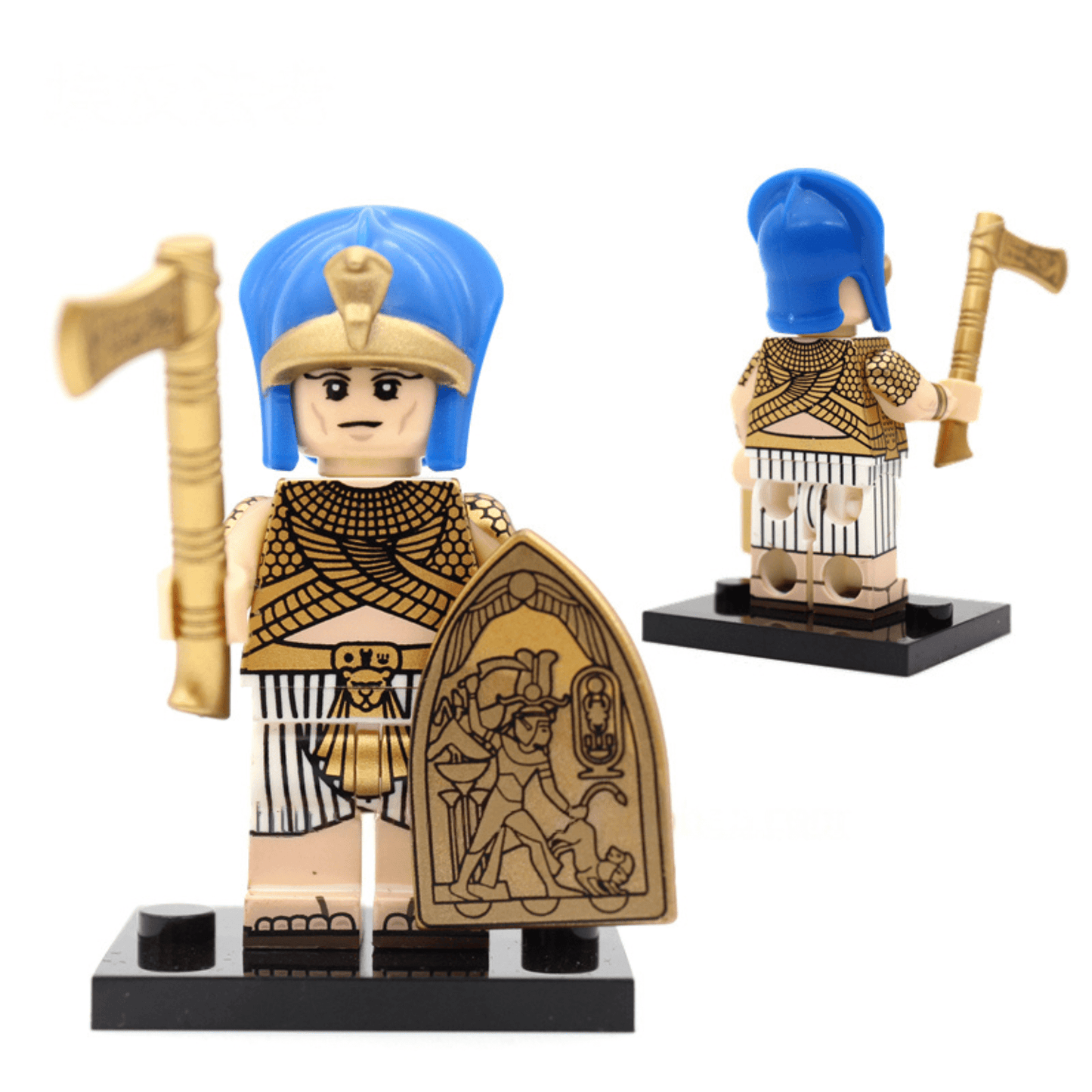 Ancient Egypt & Nubia Block Figures Set of 9pcs