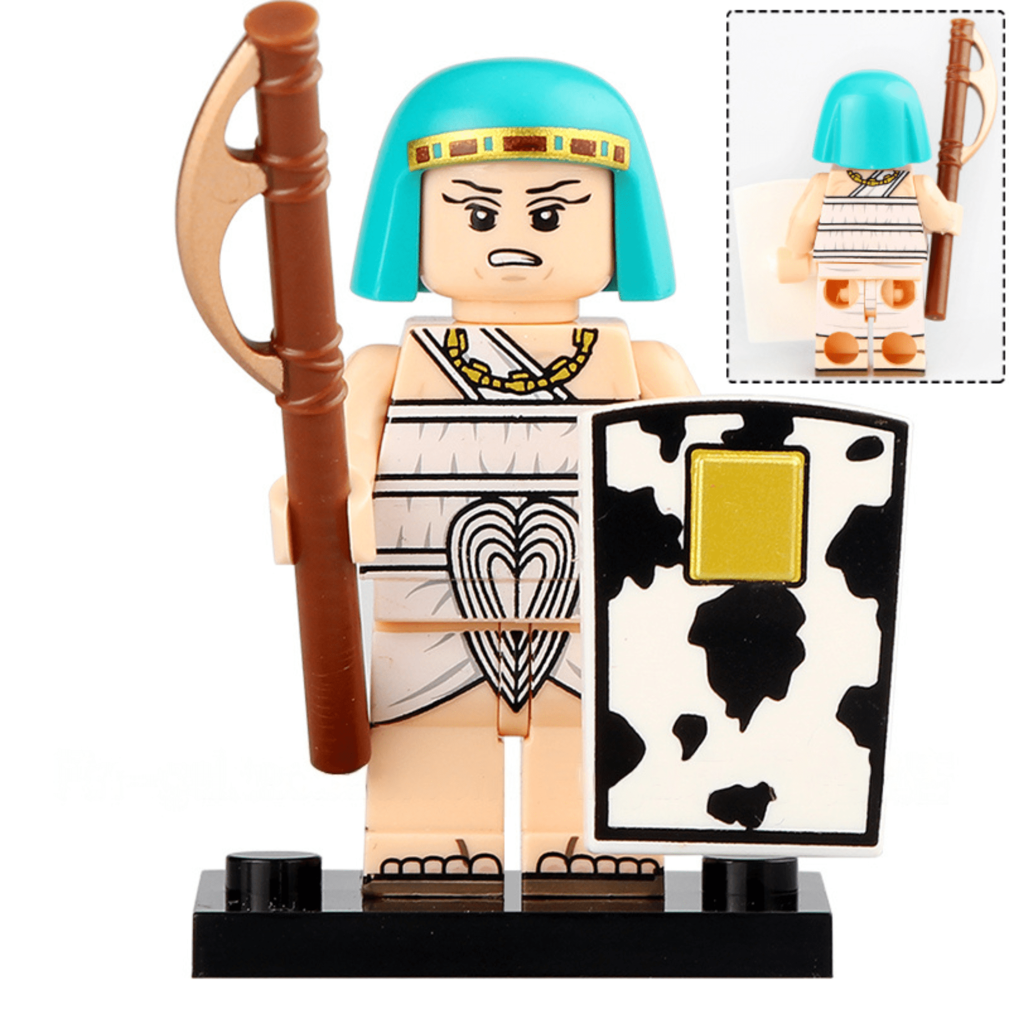 Ancient Egypt & Nubia Block Figures Set of 9pcs