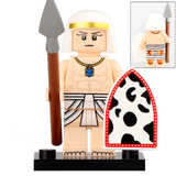 Ancient Egypt & Nubia Block Figures Set of 9pcs