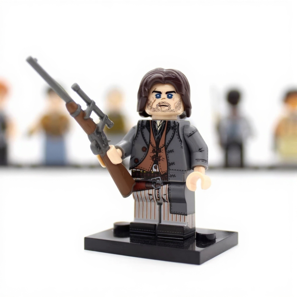 Western Outlaws & Frontier Survivor Block Figures Set of 8pcs