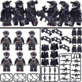 Elite Swat Team Block Figures Set of 6pcs With Assortment of