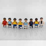 FIFA Football Players ‘The Greats’ Today and Yesterday Block Figures Set of 8pcs
