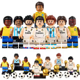 FIFA Football World Cup Champion Block Figures Set of 8pcs With Trophy and Accessories