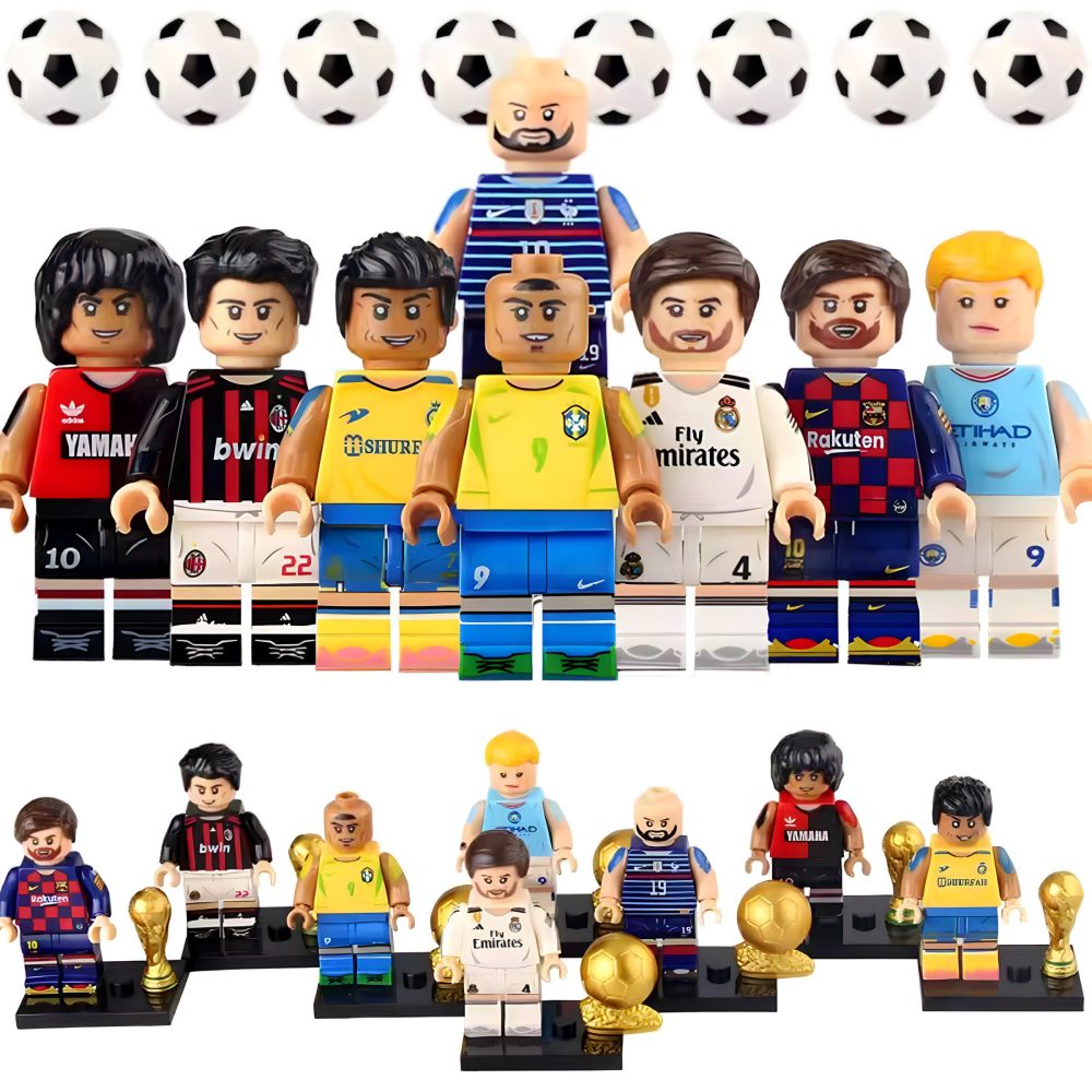 FIFA Football World Cup Legends Block Figures Set of 8pcs