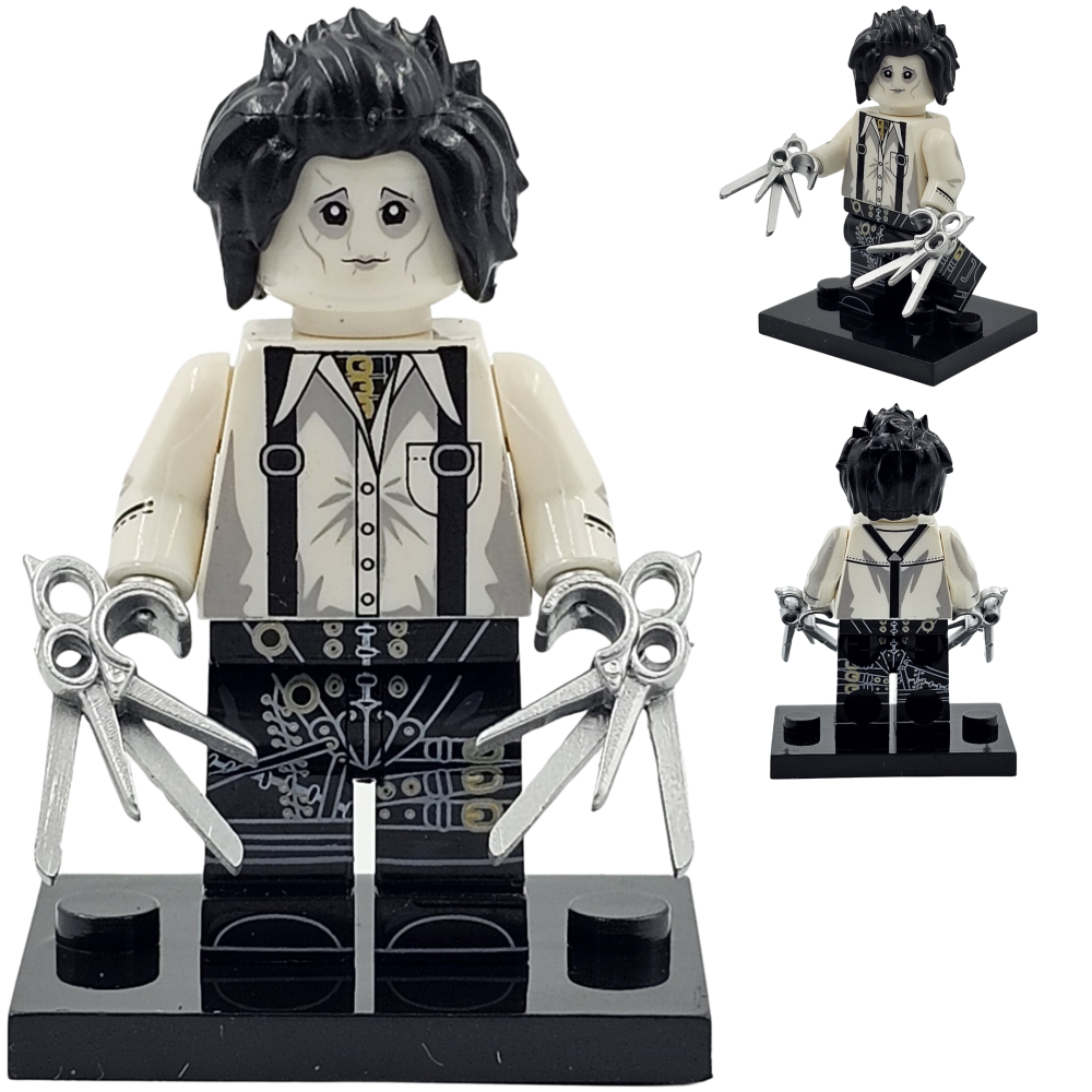 Edward Scissorhands Block Figures Set