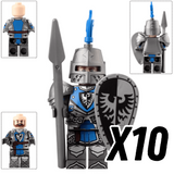 Medieval Castle Knights Block Figures