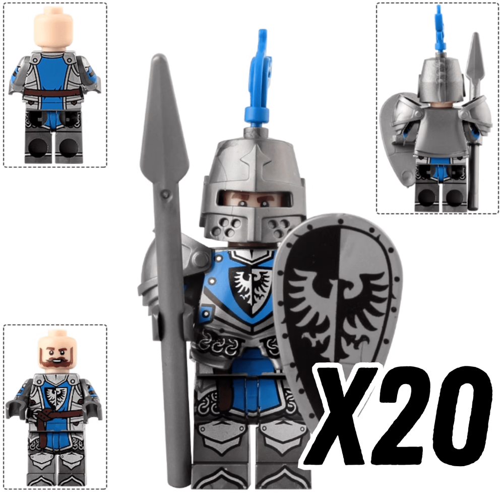 Medieval Castle Knights Block Figures