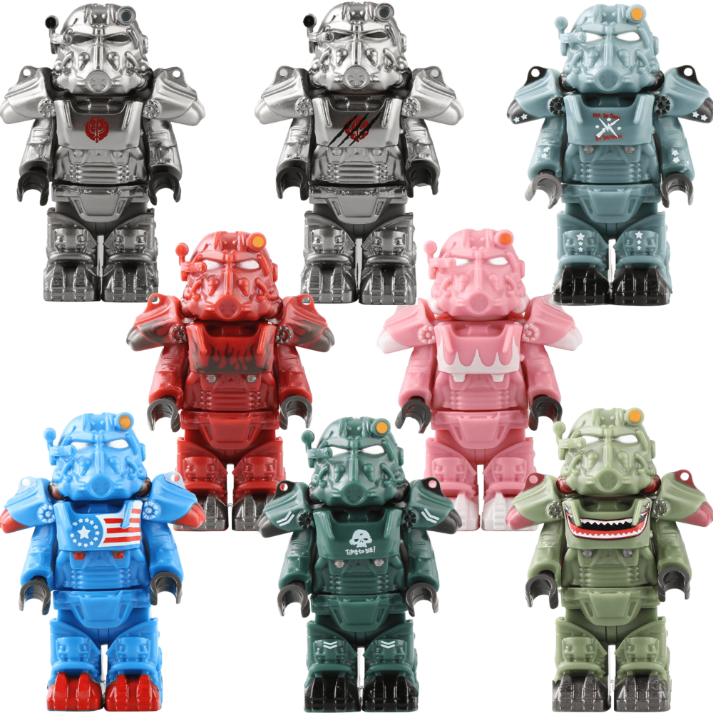 Fallout T60 Power Armor Variants Minifigure Set