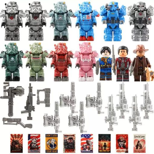 Fallout TV Series T60 Power Armor Block Figures Set
