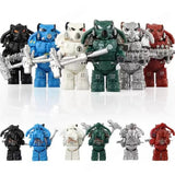 Fallout X-01 Power Armor Variants Block Figures Set