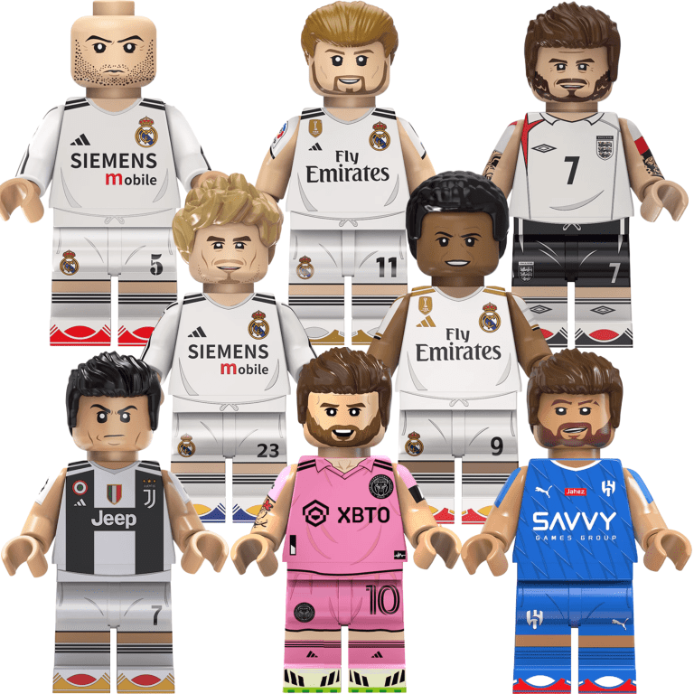 Football World Cup Legends Block Figures Set