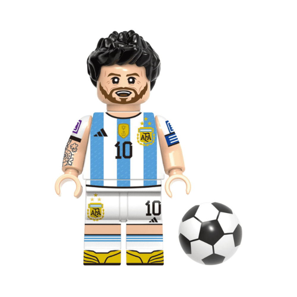 FIFA Football Players ‘The Greats’ Today and Yesterday Block Figures Set of 8pcs