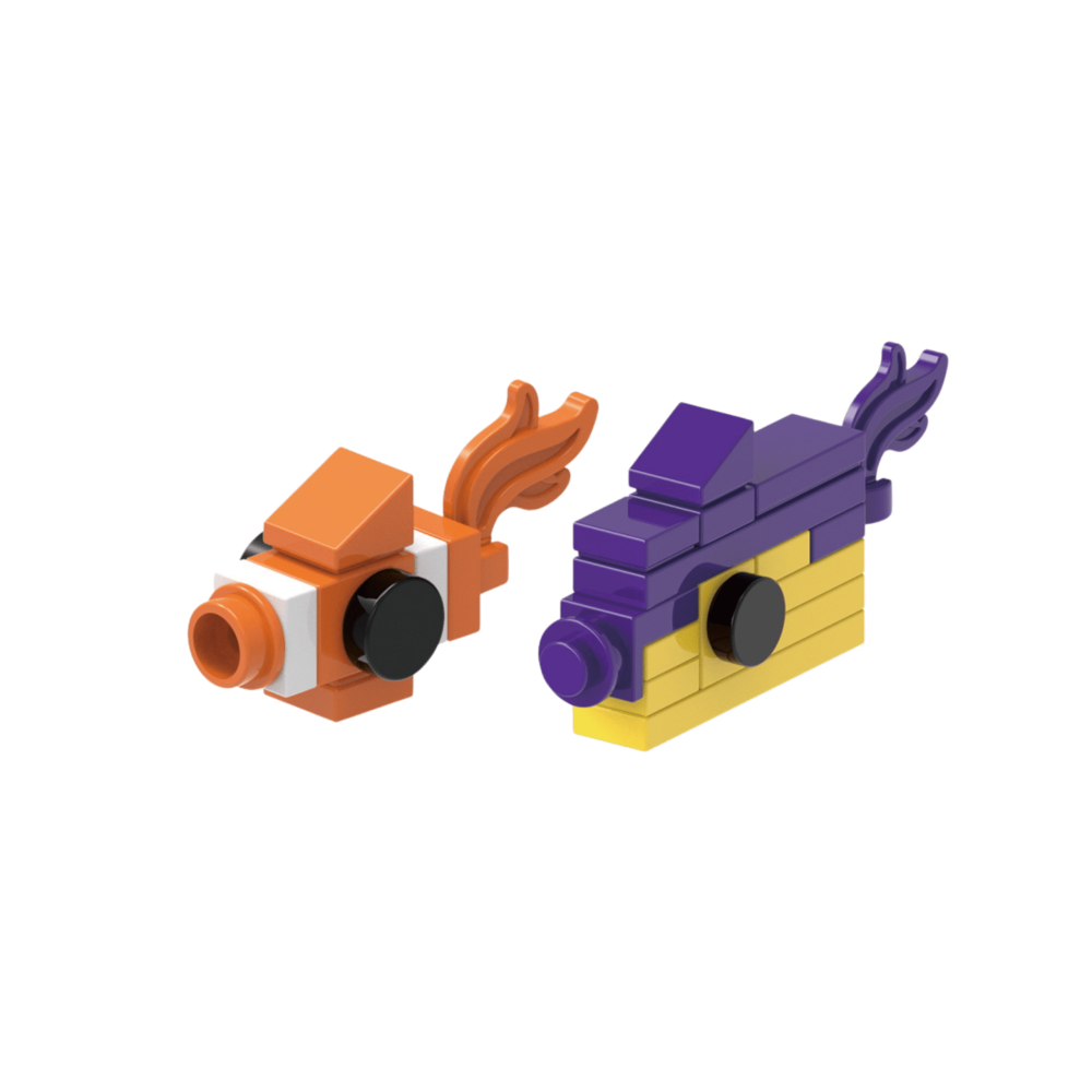 Minecraft Mobs Characters Block Figures Set
