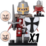 Crusades Knights of Tripoli Block Figures  Set