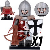 Crusades Knights of Tripoli Block Figures  Set