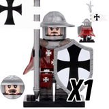 Crusades Knights of Tripoli Block Figures  Set
