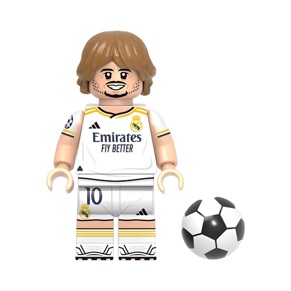 FIFA Football Star Players Block Figures Set with Football and Trophy Accessory