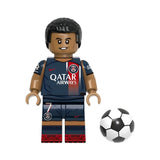 FIFA Football Star Players Block Figures Set with Football and Trophy Accessory