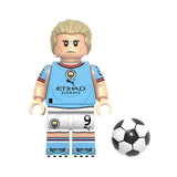 FIFA Football Star Players Block Figures Set with Football and Trophy Accessory