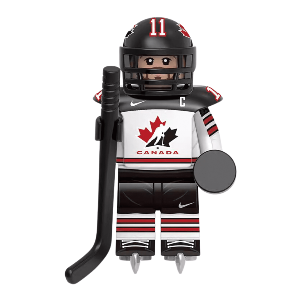 International Hockey All-Star Block Figures Set of 8pcs